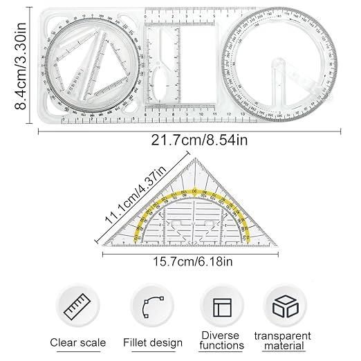 Multifunctional Geometric Ruler